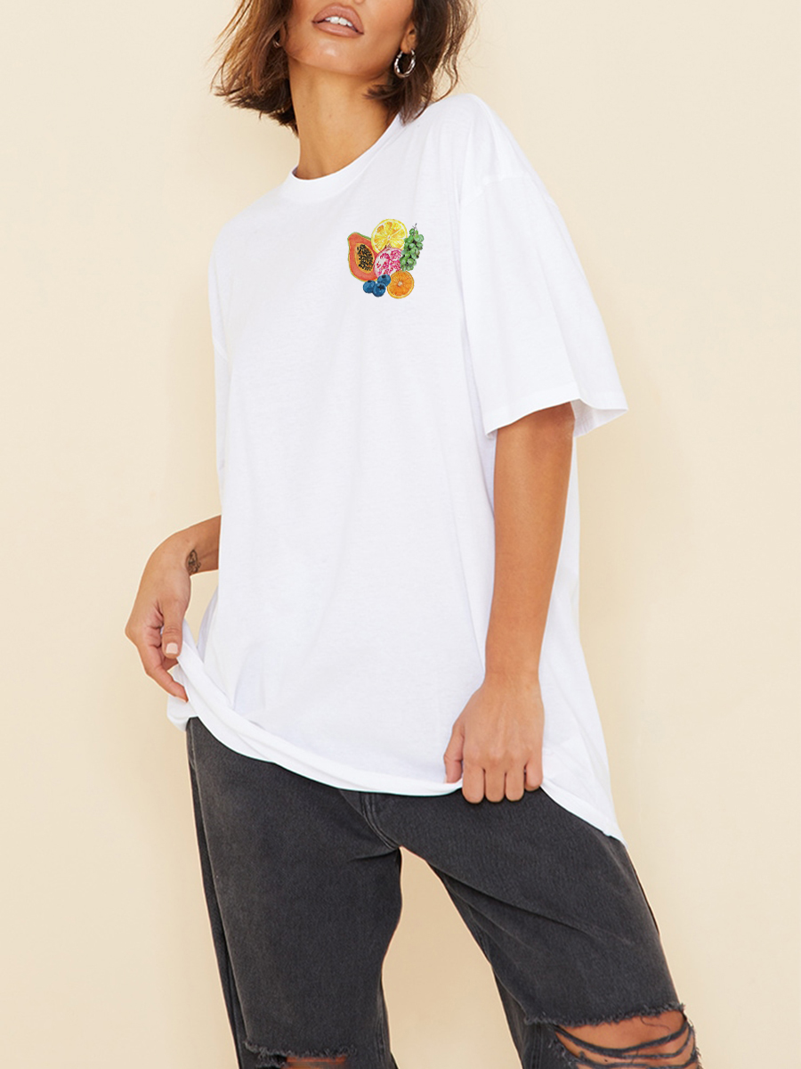 Cotton White Oversized T-Shirt