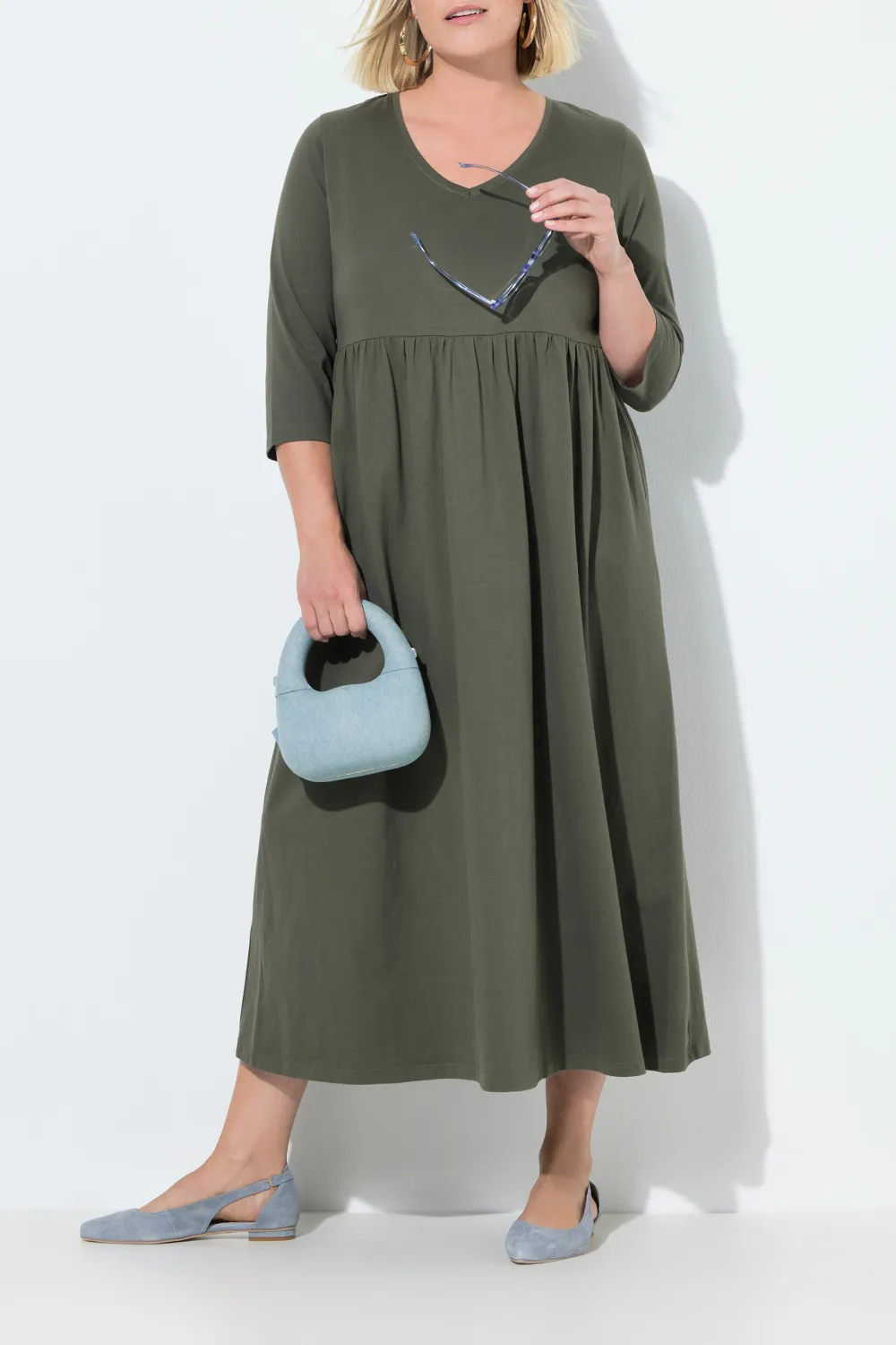 A-Line Pure Cotton Knitted Skirt