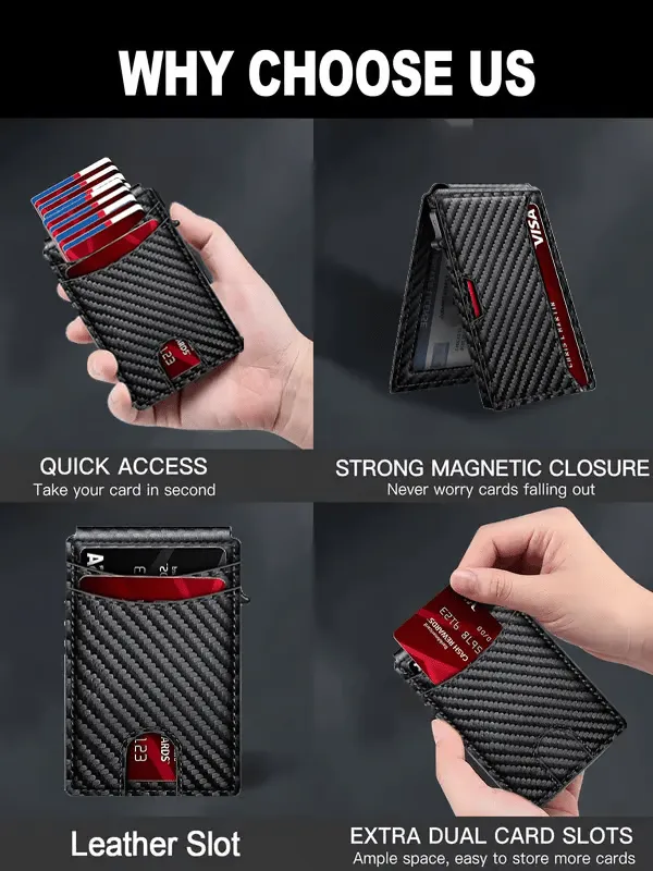 Anti-Theft RFID Aluminum Pop-up Card Holder