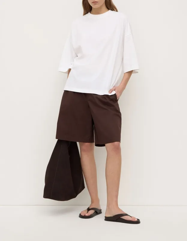Ganache Longline Poplin Short