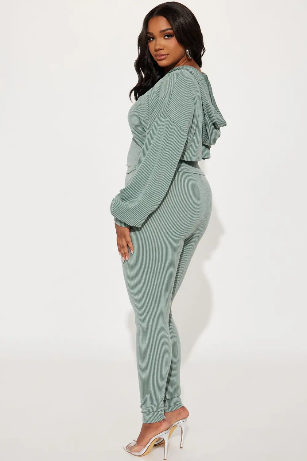 Wish For You Pant Set - Sage