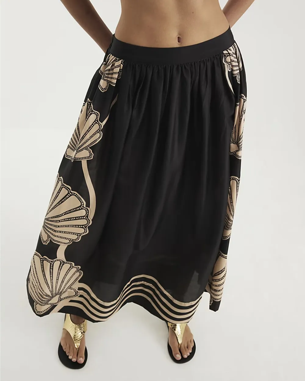 Artistic Gentle Ladies Long Skirts