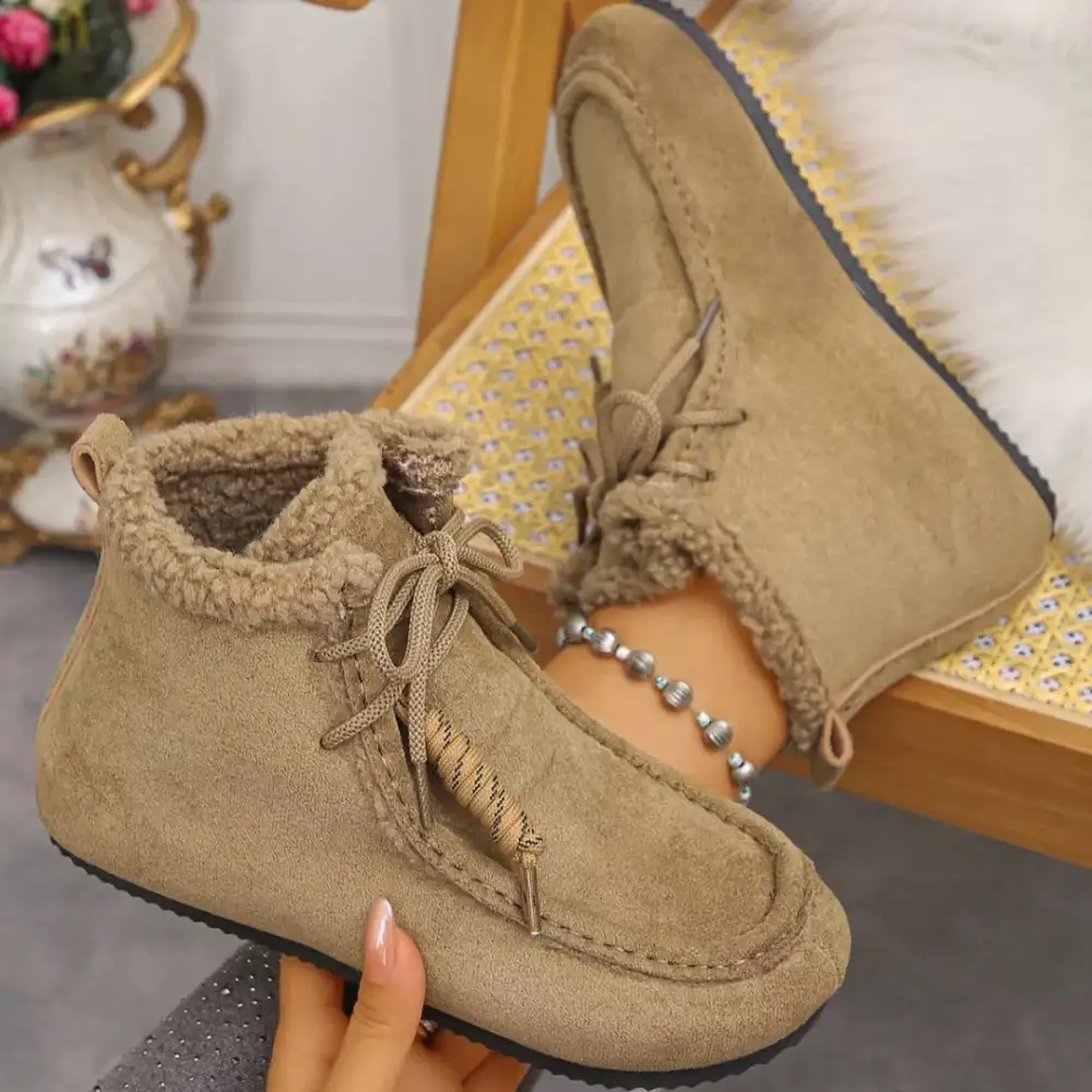 Plush Lining Ankle Boots