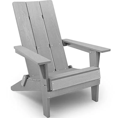 🔥Clearance Sale🔥✨Weather Resistant Blue Recycled Plastic Outdoor Patio Adirondack Chair✨