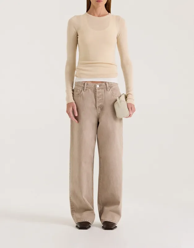 Soy Merino Boat Neck Top