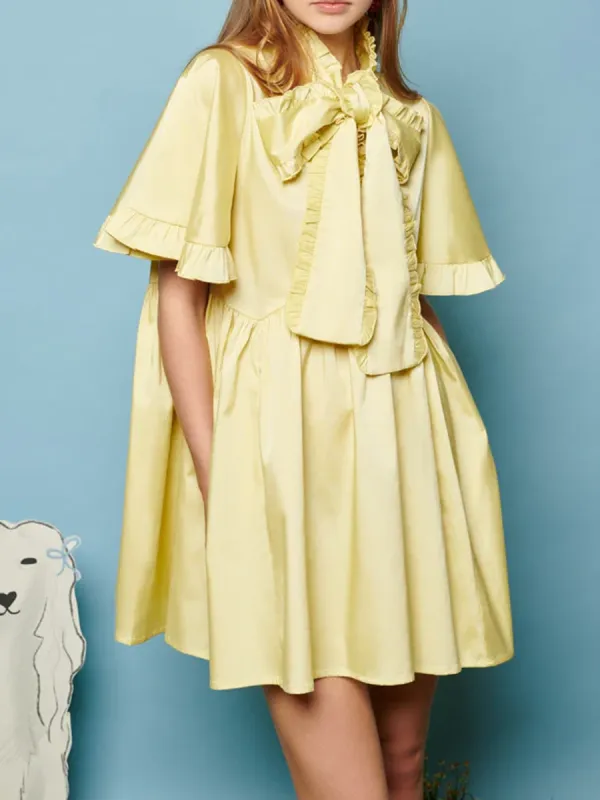 Bow Mini Dress