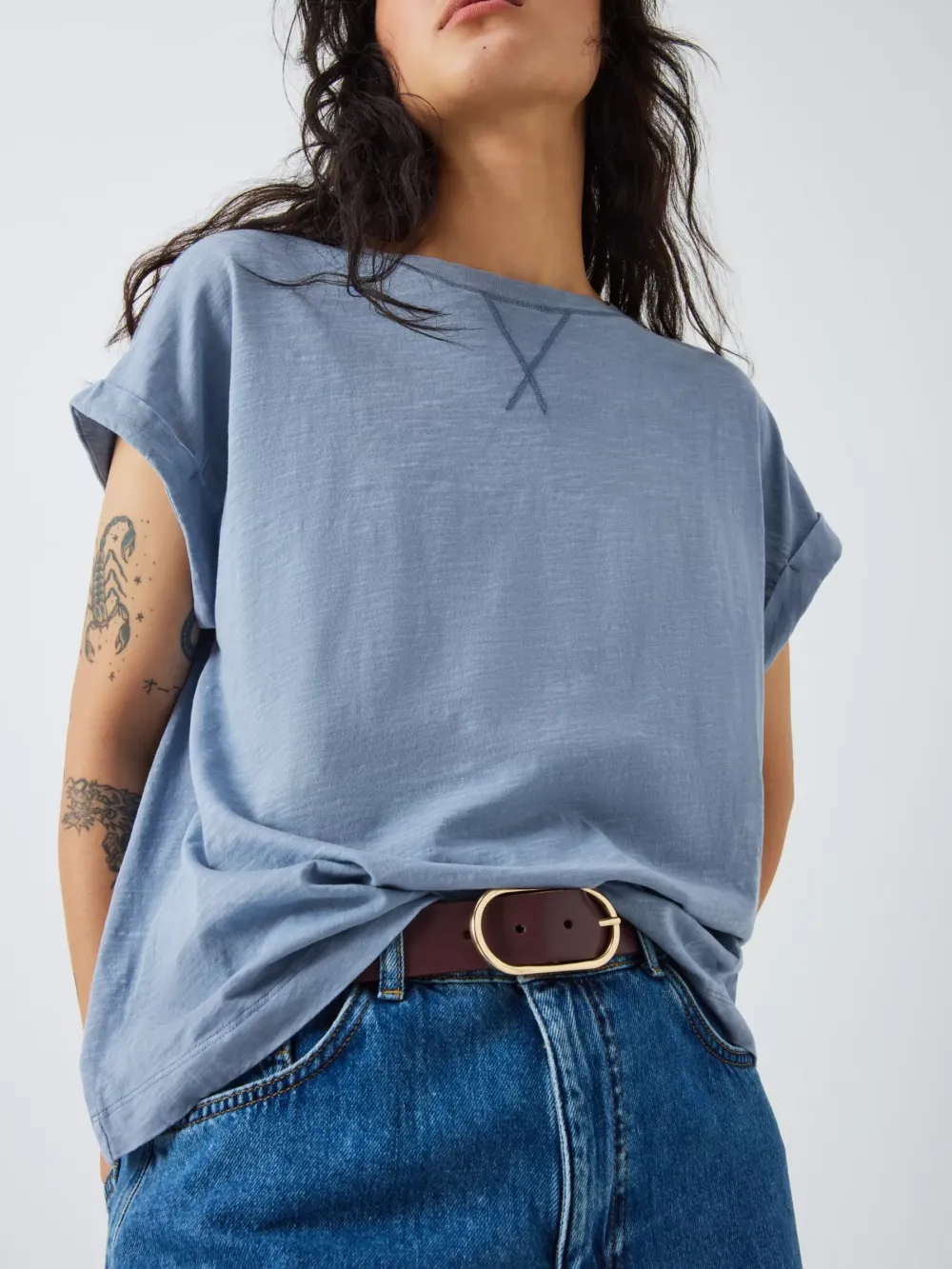 Garment Dyed Stitch Tank T-Shirt