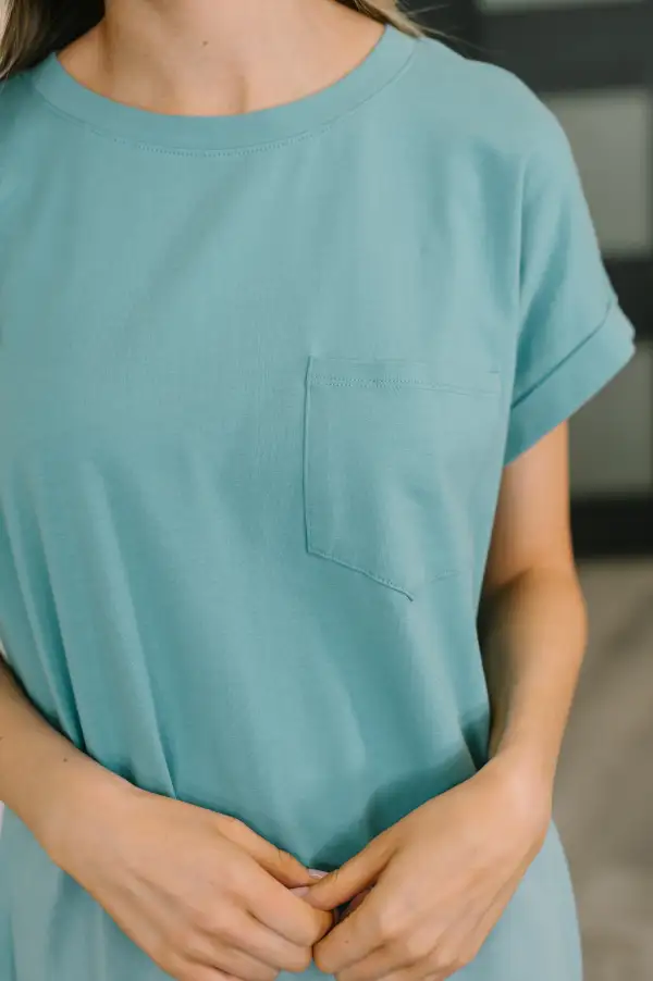Casual Short Sleeve Midi Dress