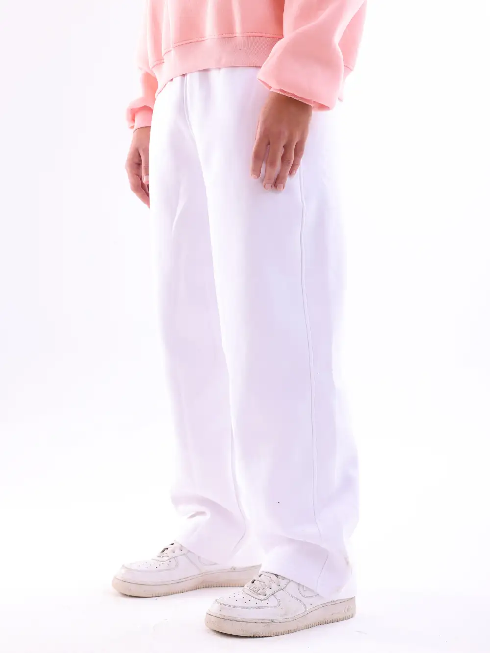 Travel Ready Wide Leg Fleece Jogger Pants