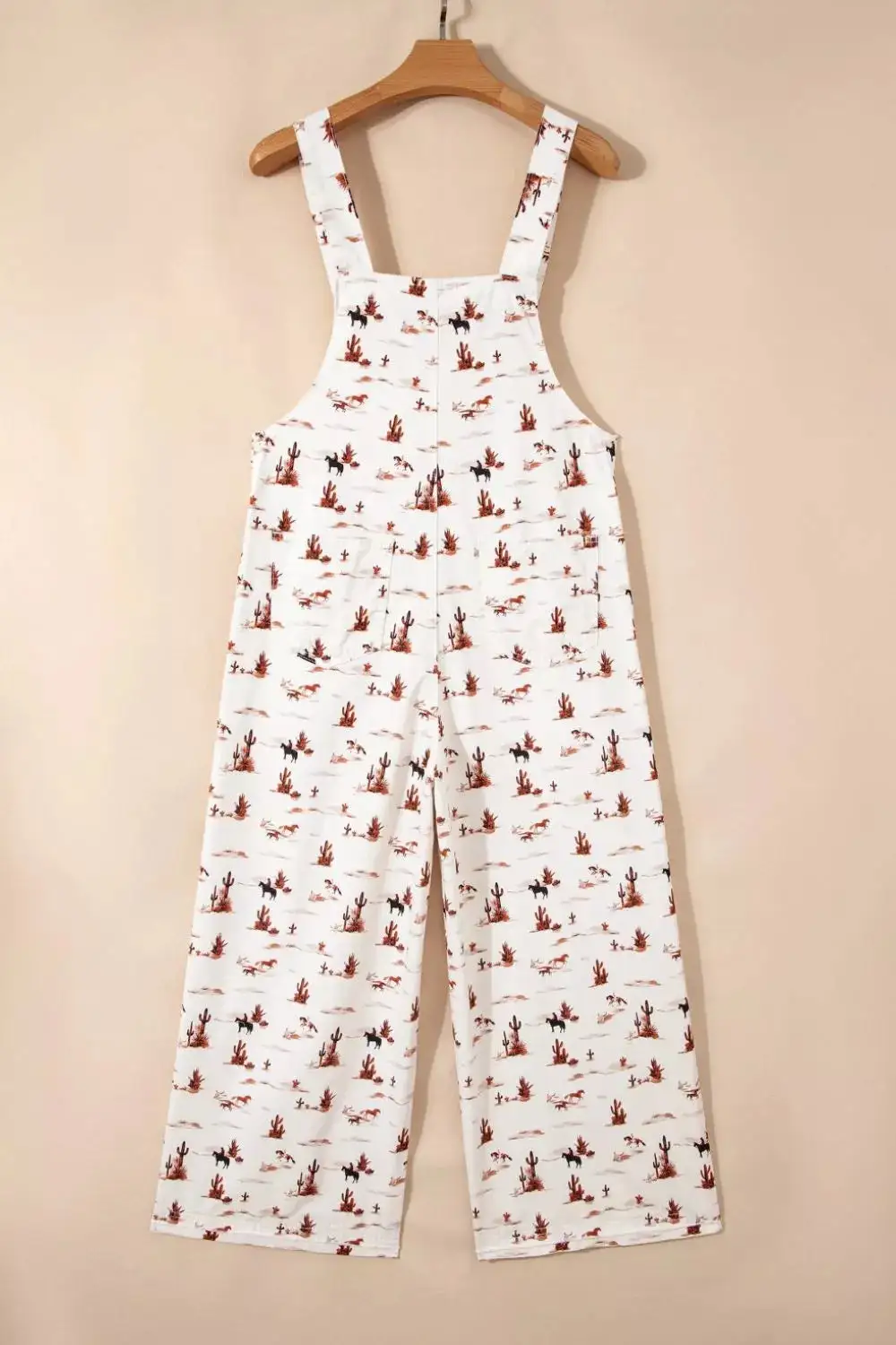 Button Front Western Jumpsuit