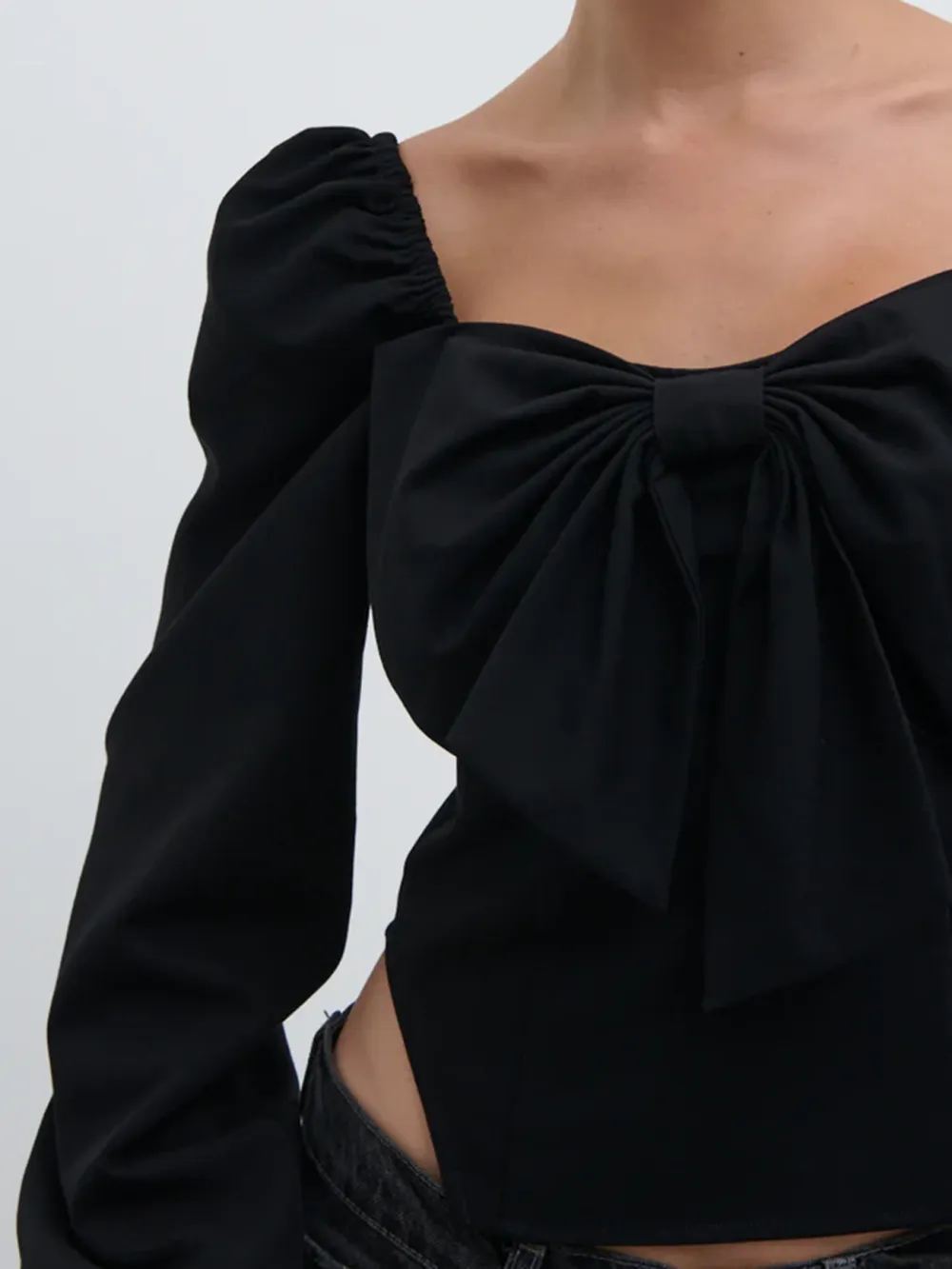 Exaggerated Bow Top