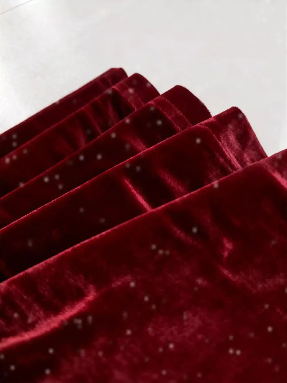Velvet High Waist Flared Pants