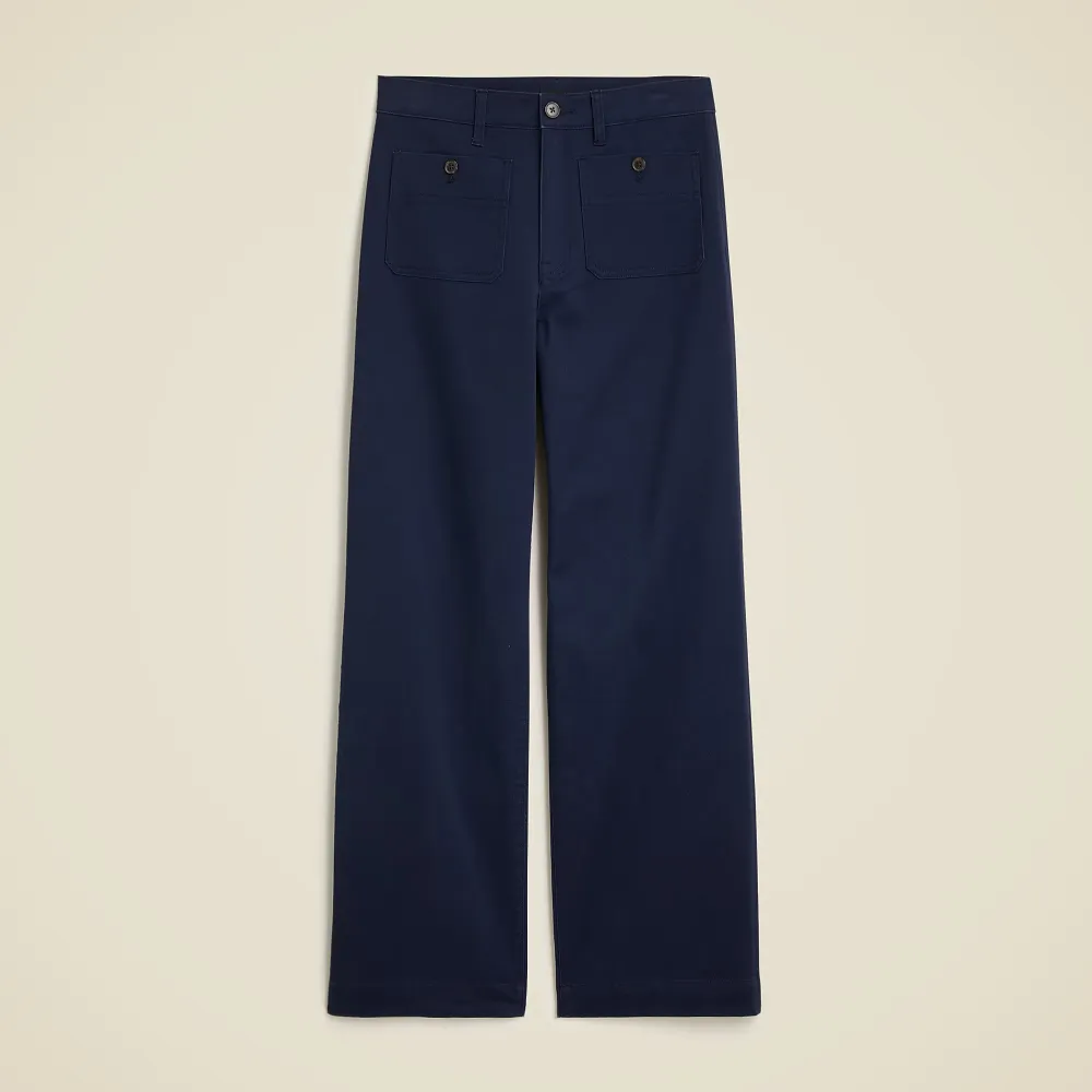 Sailor Slim Wide-Leg Chino Pants