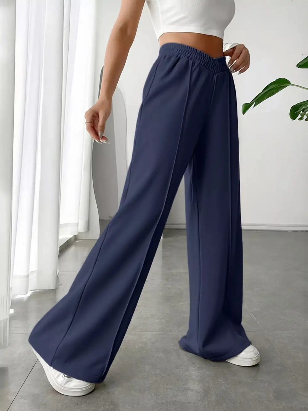 Everyday Wide Leg High Waist Pants