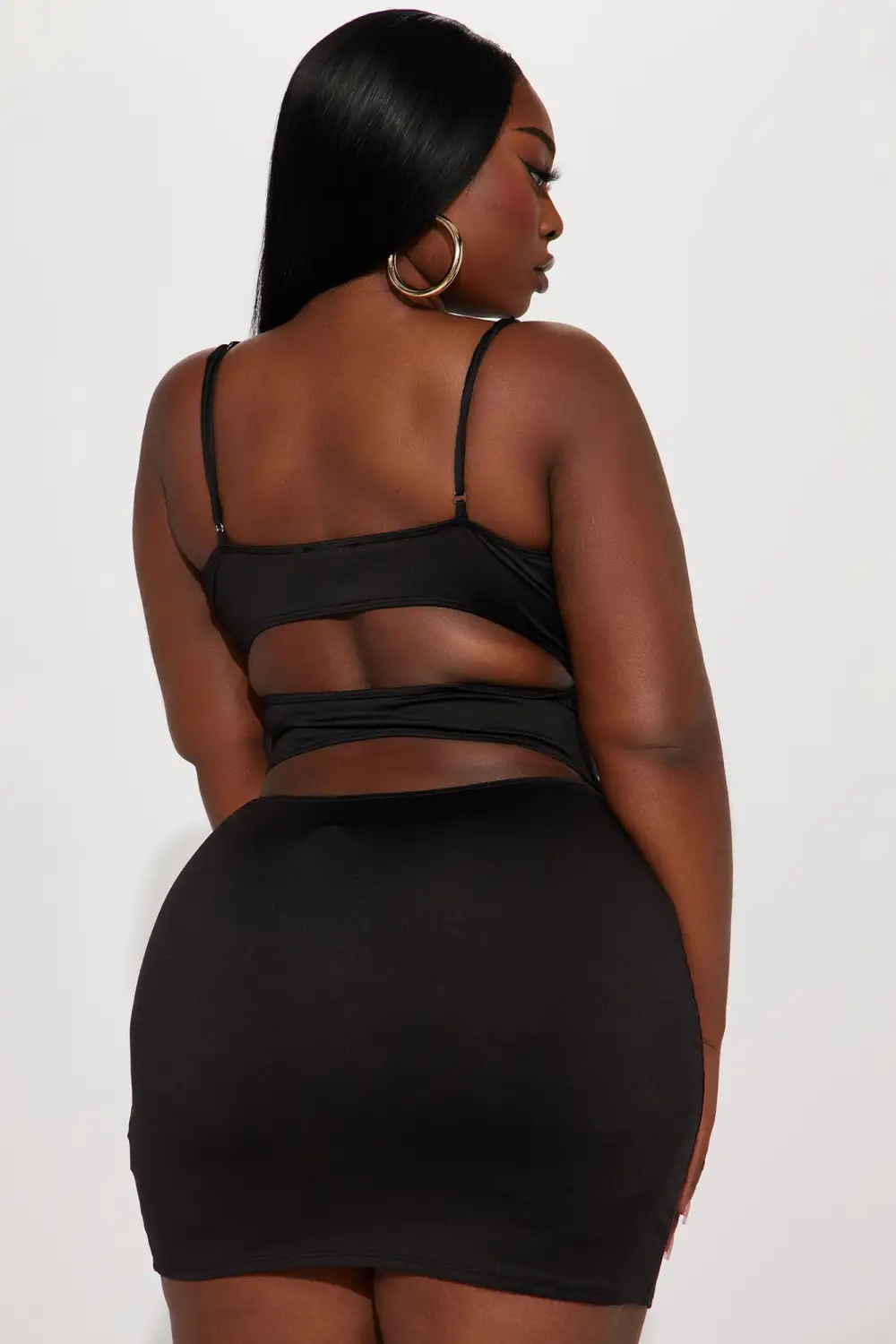 Lebleu Attraction Mini Dress - Black