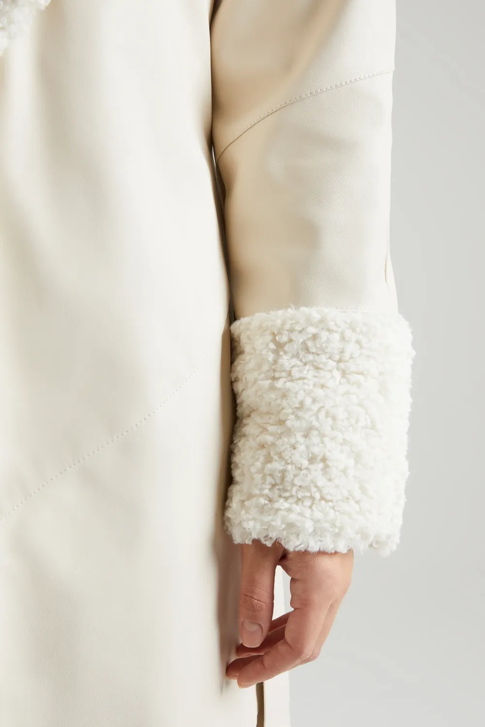 Oversized Warm Tie Waist Coat