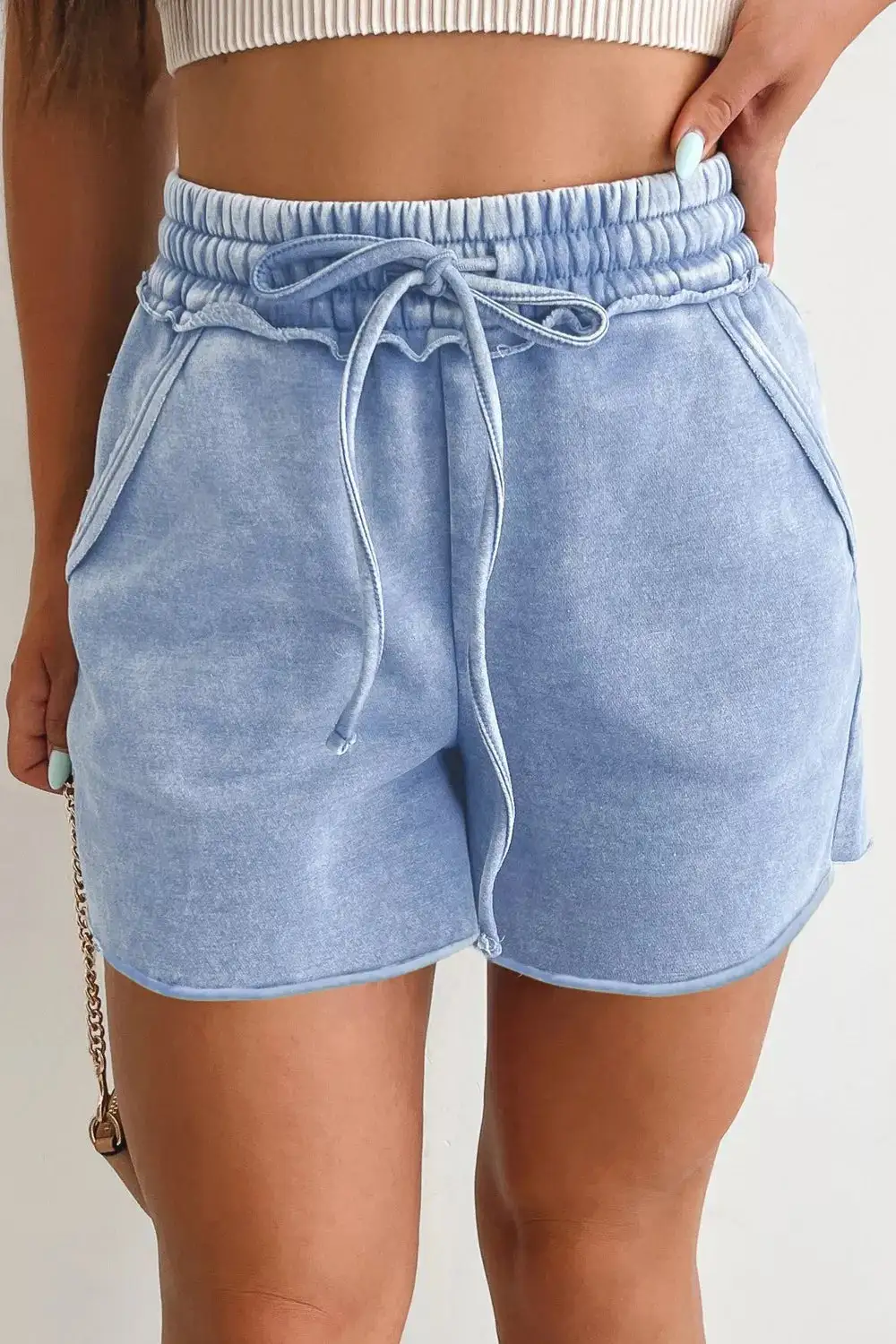 Everyday Drawstring Shorts with Pockets