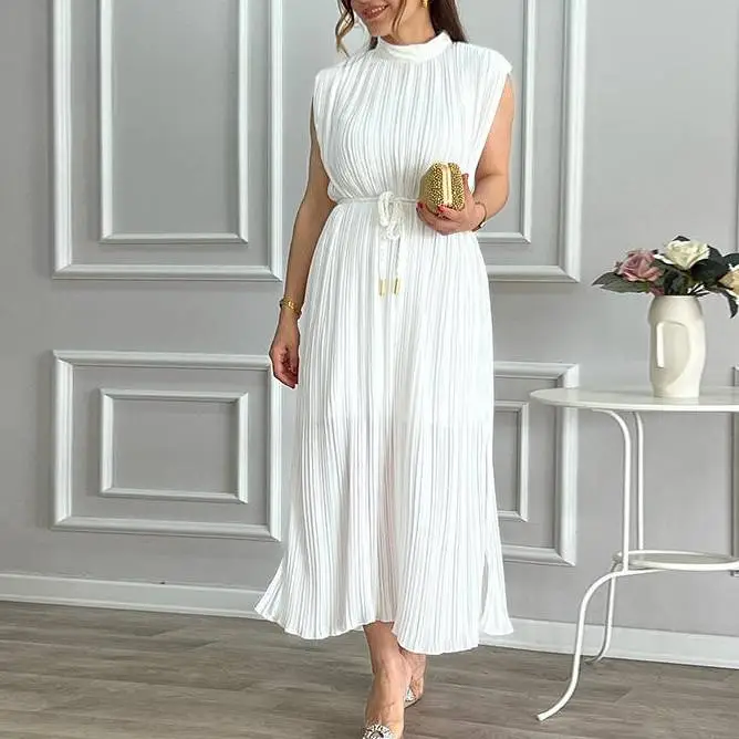 Women's Elegant Minimalist Midi Dress