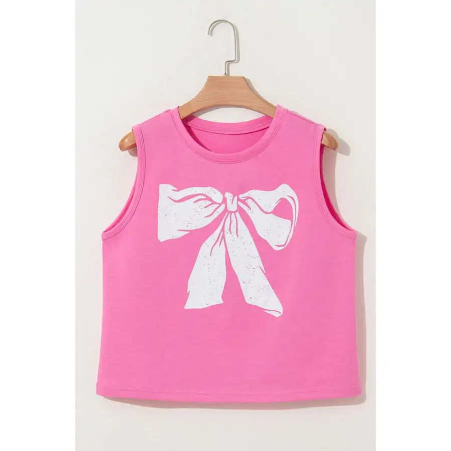 Bow Boxy Fit Tank Top