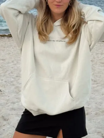 Women's Stylish Casual Scenic Print Hooded Long-Sleeve Sweatshirt