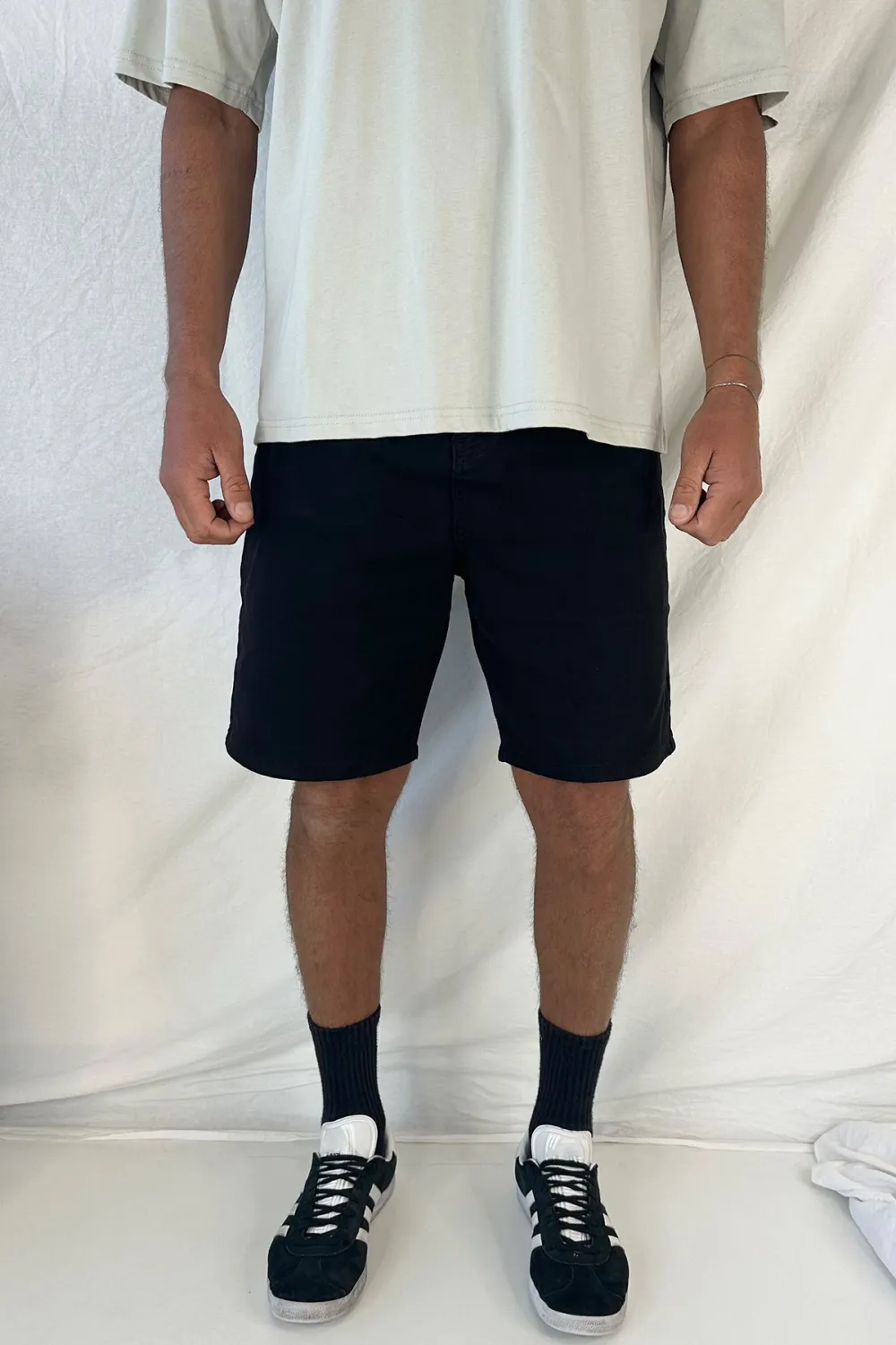 Casual And Daily Versatile Black Shorts