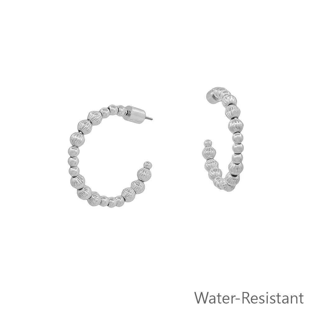 Curved Water Resista Earrings