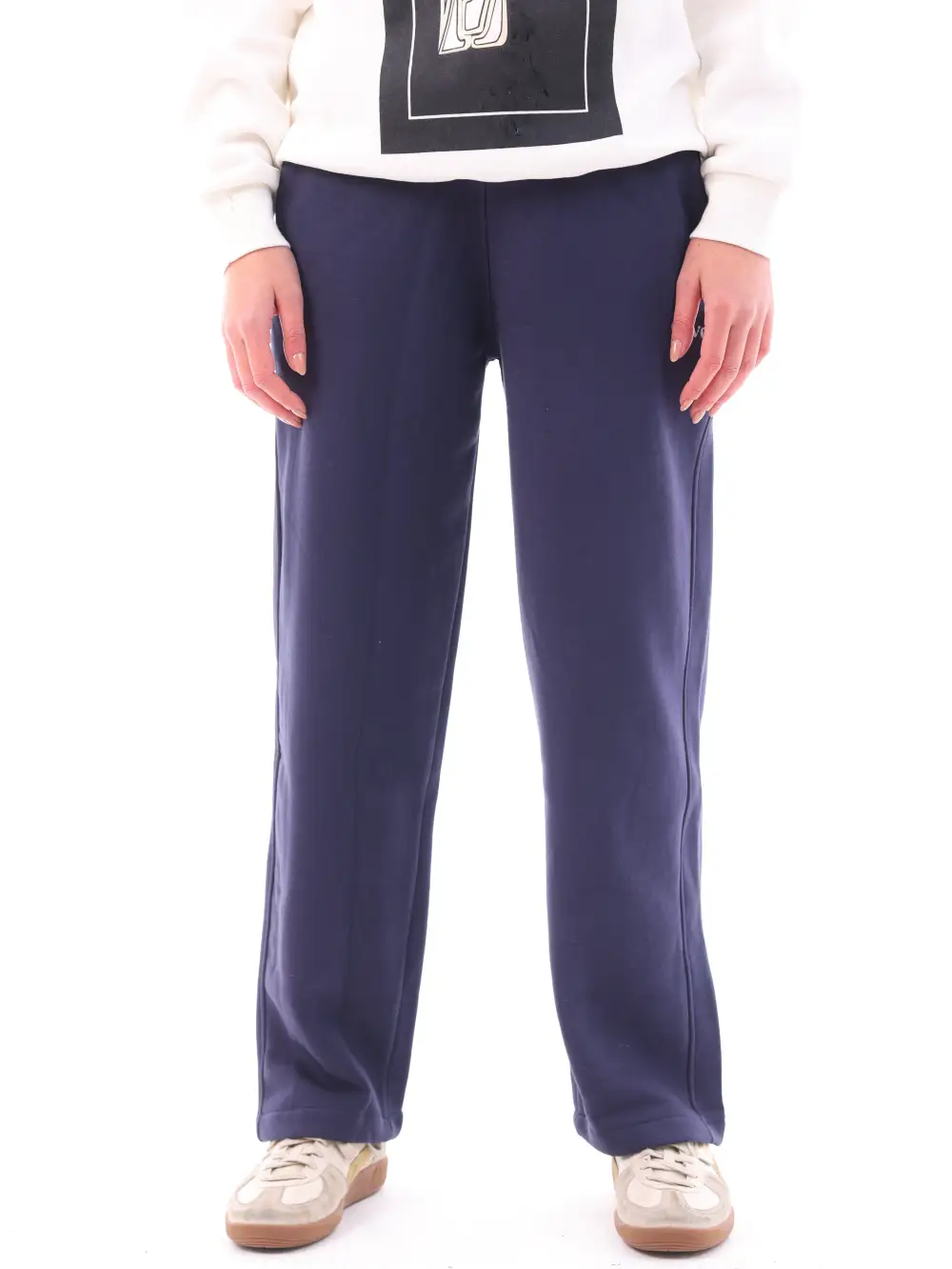 Travel Ready Wide Leg Fleece Jogger Pants