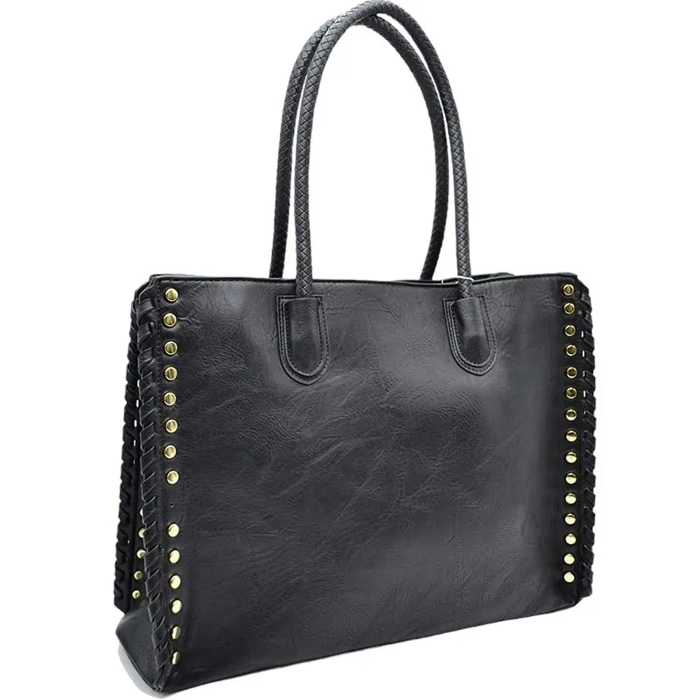 Tote Studded Shoulder Bag