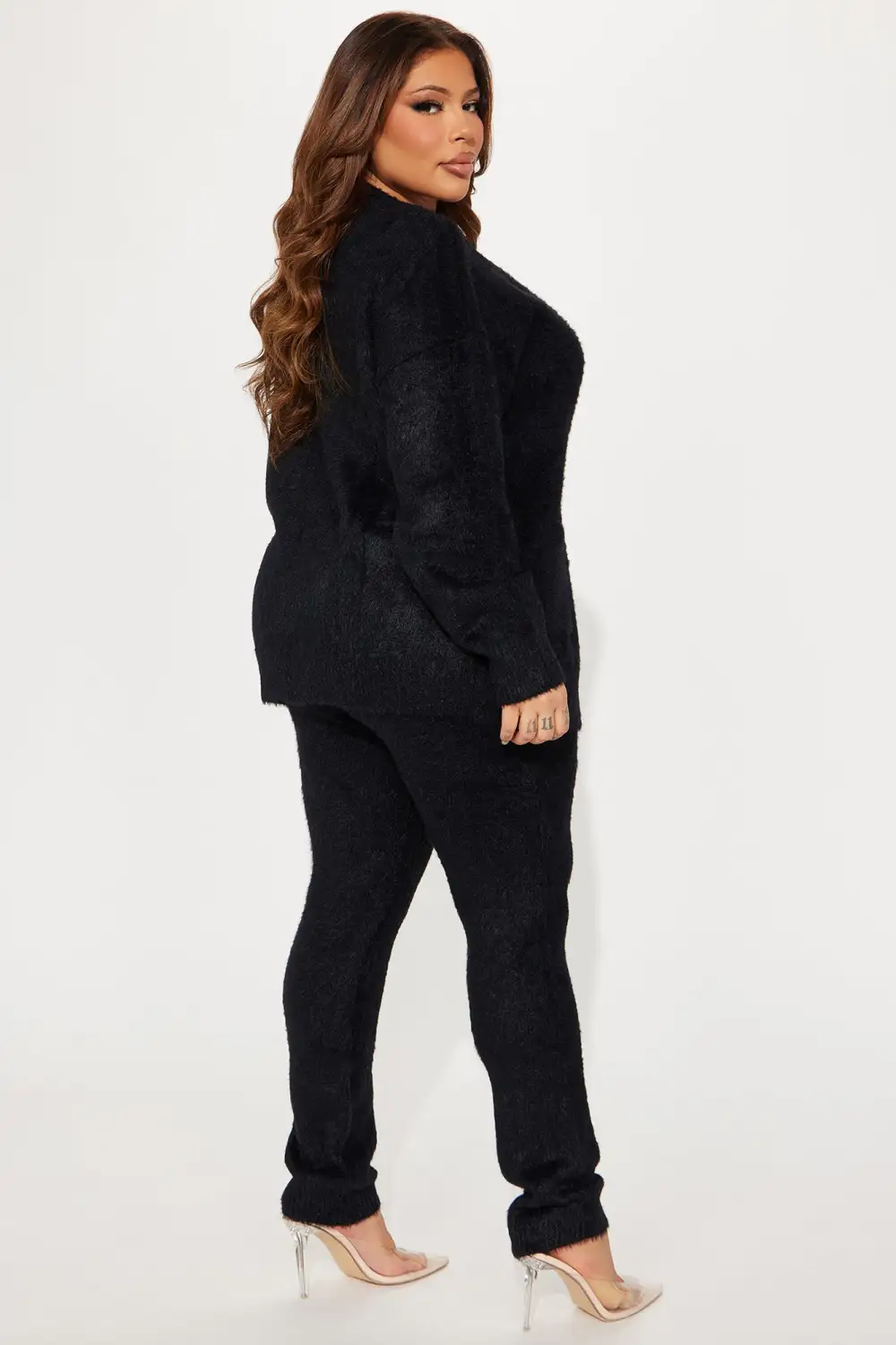 Lola Sweater Legging Set - Black