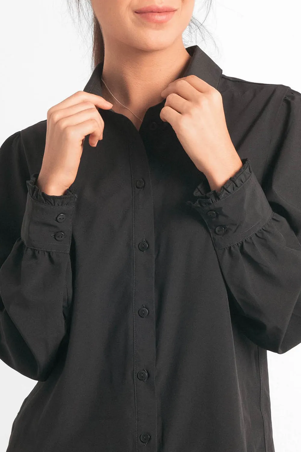 Soft Skin-Friendly Ladies Black Shirt
