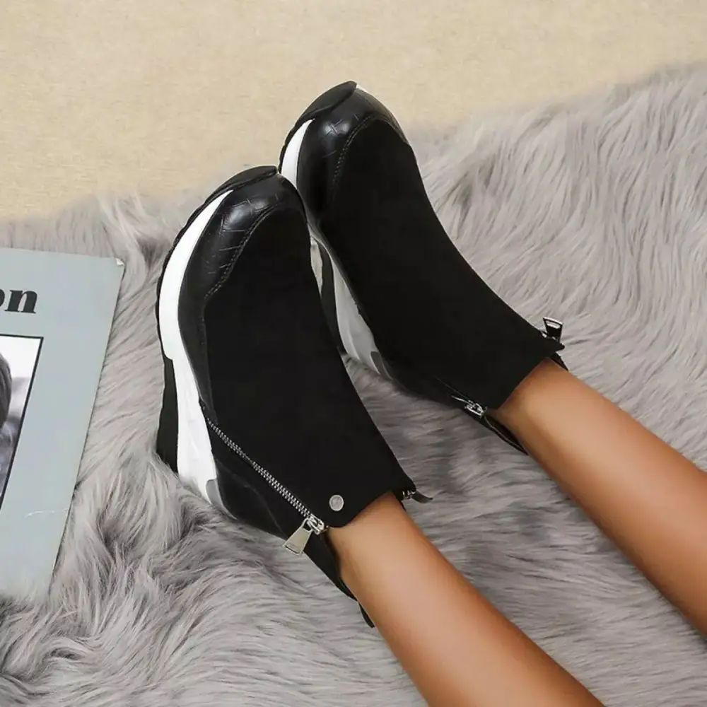 Side-Zip Ankle Boots