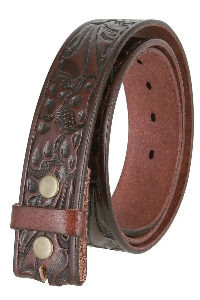 Alligator Print Leather Strap