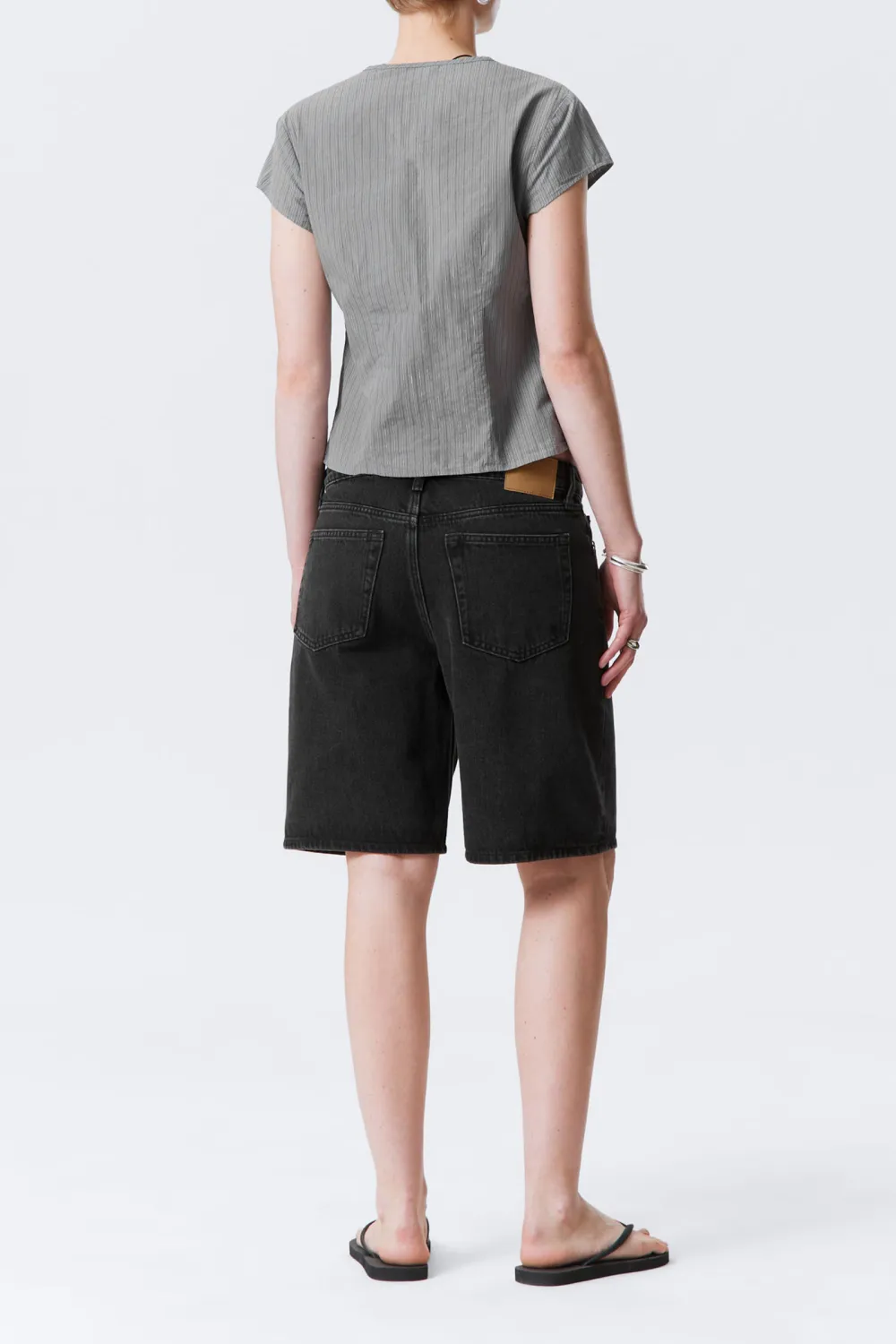Tie Front Cap Sleeve Blouse