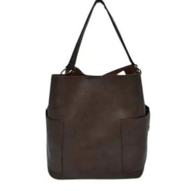 Pocket Bucket Satchel Bag