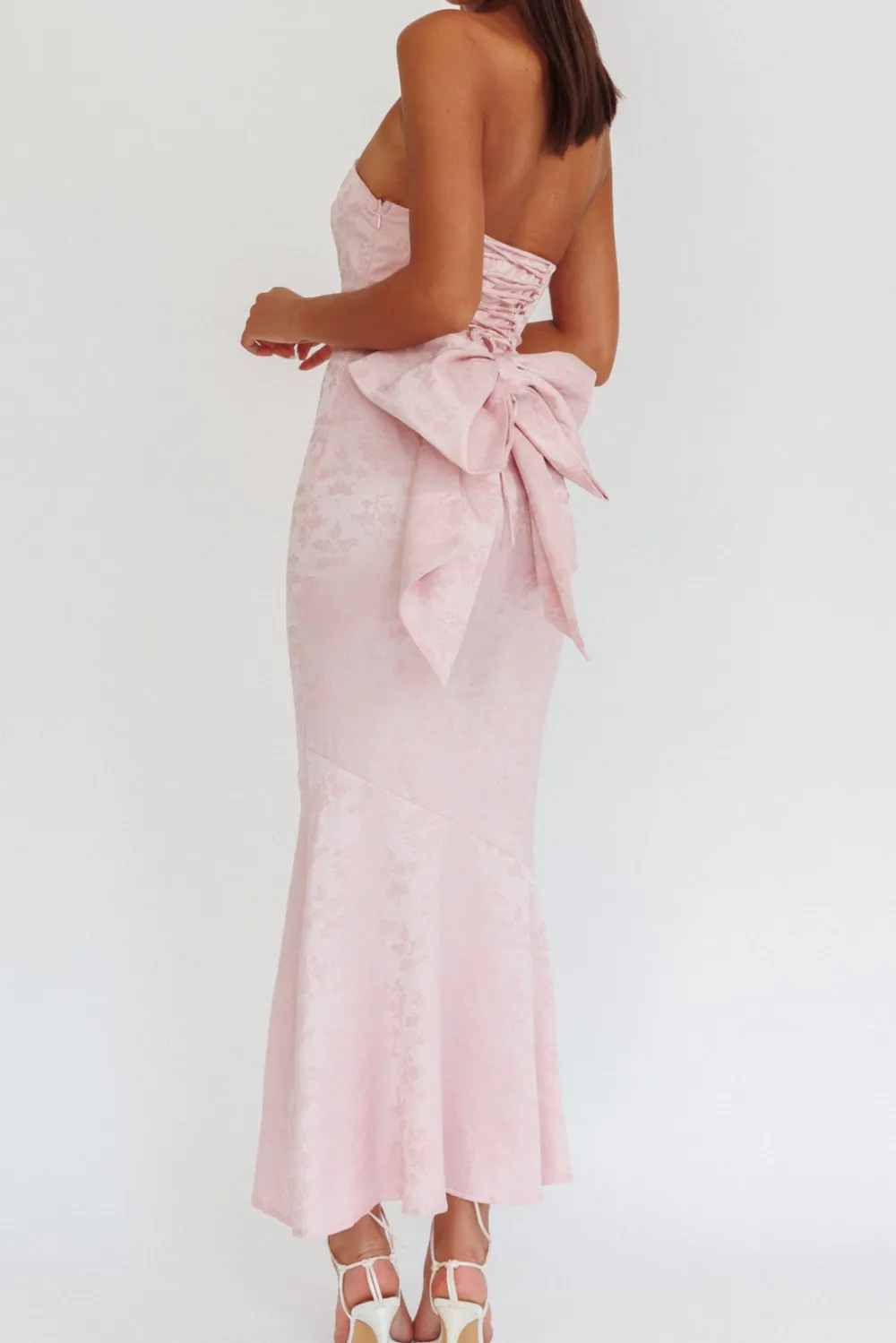 Elegant Strapless Maxi Dress