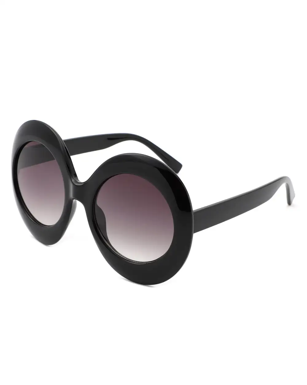 Lightweight Oval Round Frame Sunglasses
