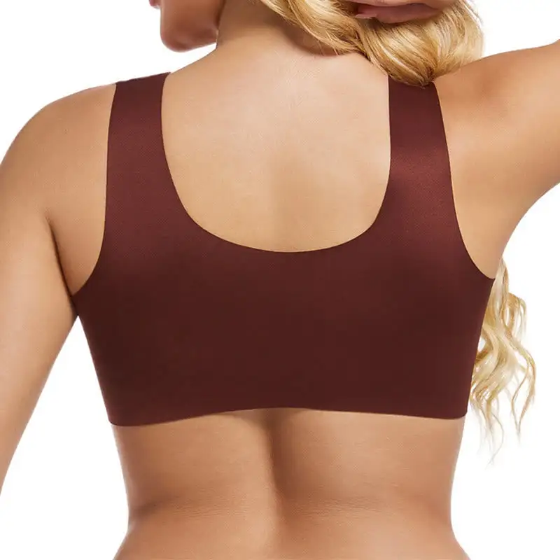 Front Closure Full Coverage Bra Wireless Bra