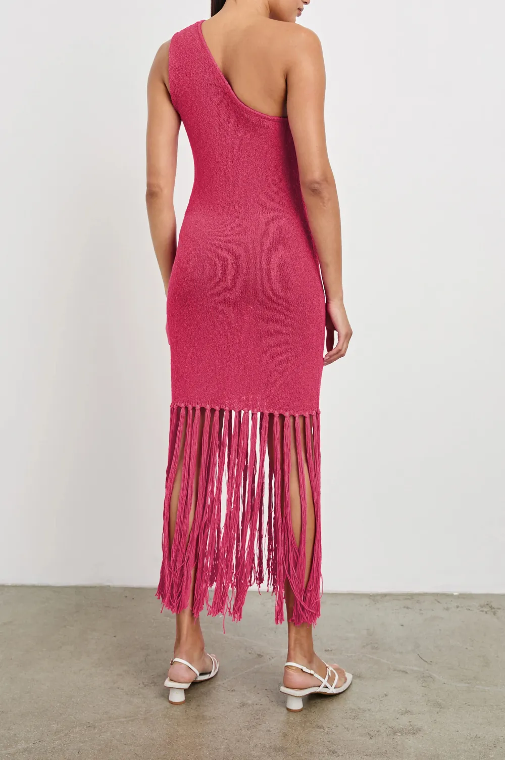 Sleeveless Fringed Fitted Dress
