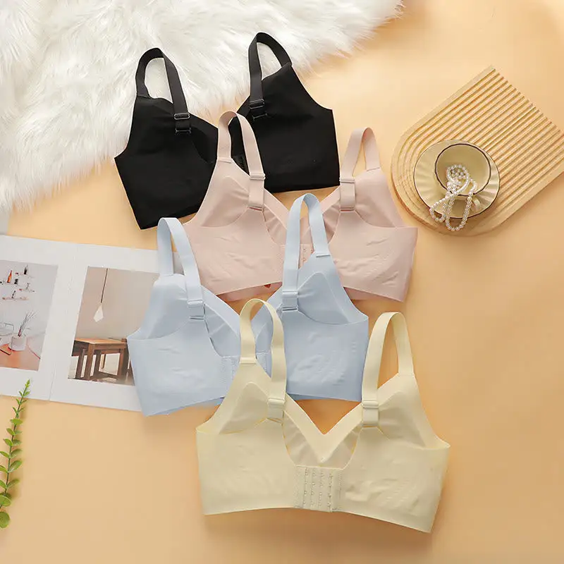 Soft Seamless Neck Wireless Bra