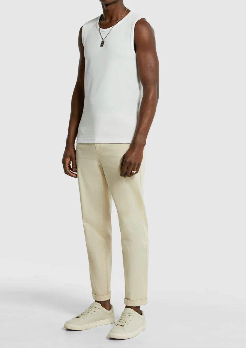 Knit Sleeveless Muscle Tank