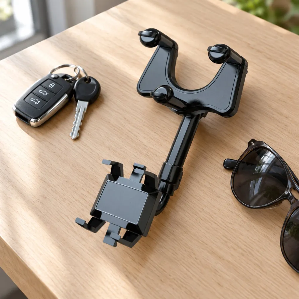 Car Rearview Mirror Phone Mount
