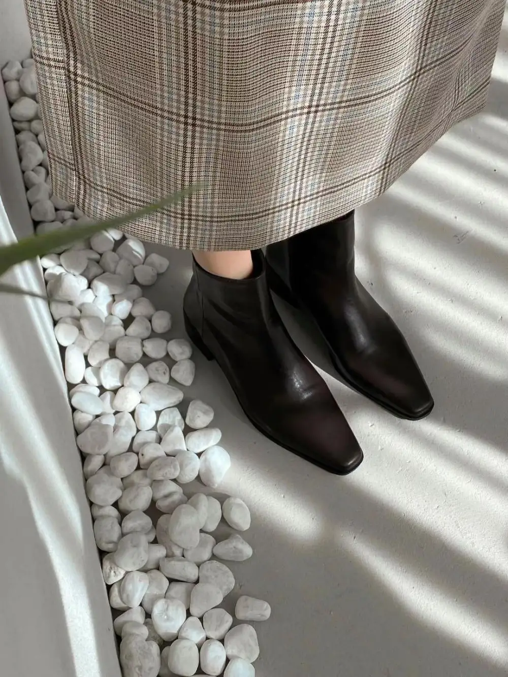Everyday Classic Faux Leather Everyday Flats Boots