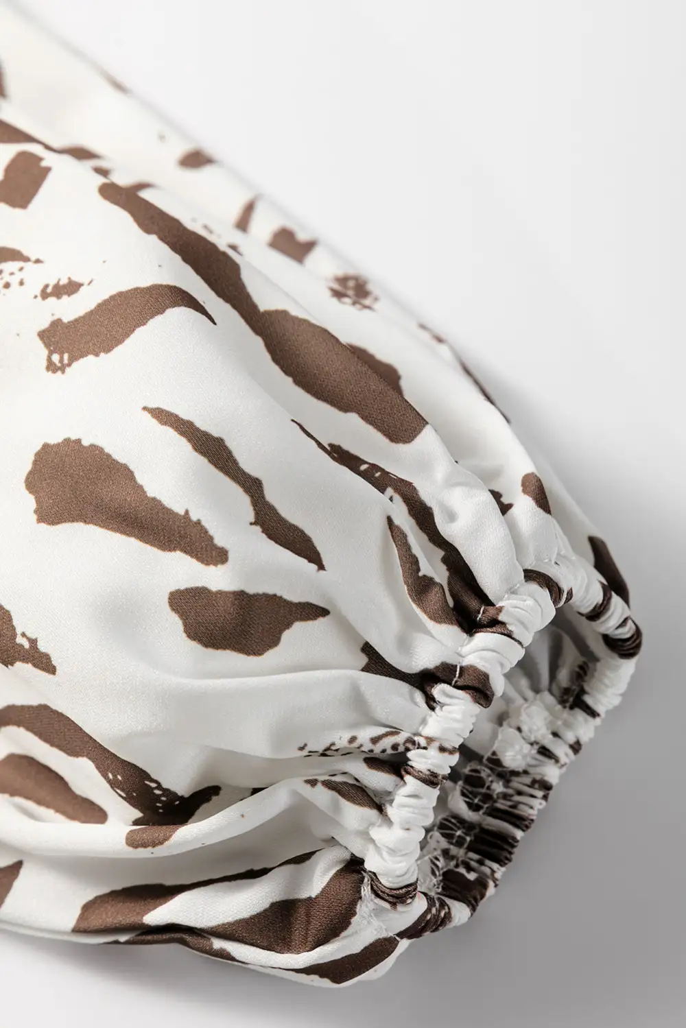 Everyday Leopard Print Split Neck Blouse