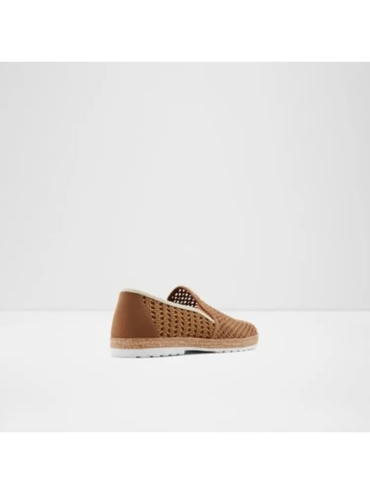 Cognac Soft Comfortable Crochet Textile Shoes