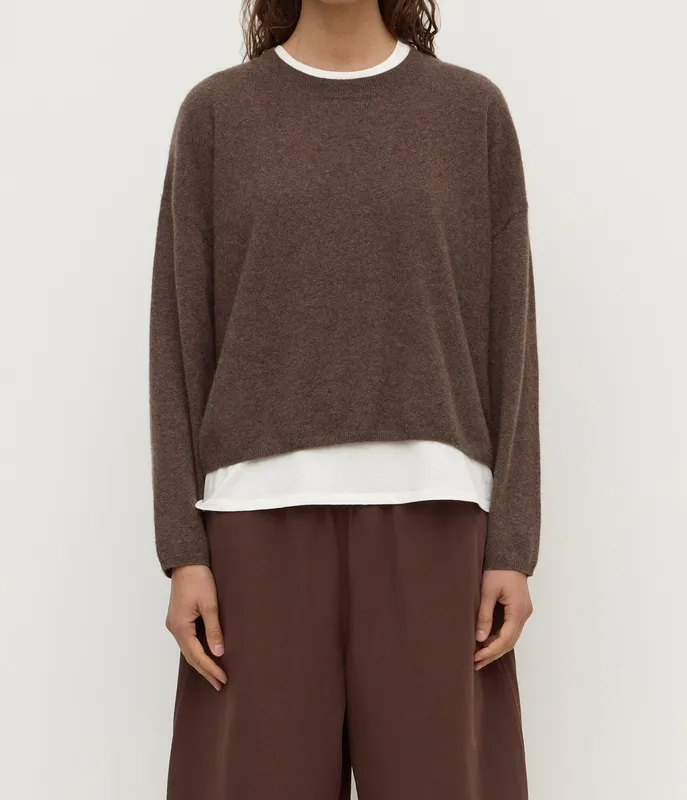 Ganache Marle Cashmere Boxy Knit Sweater