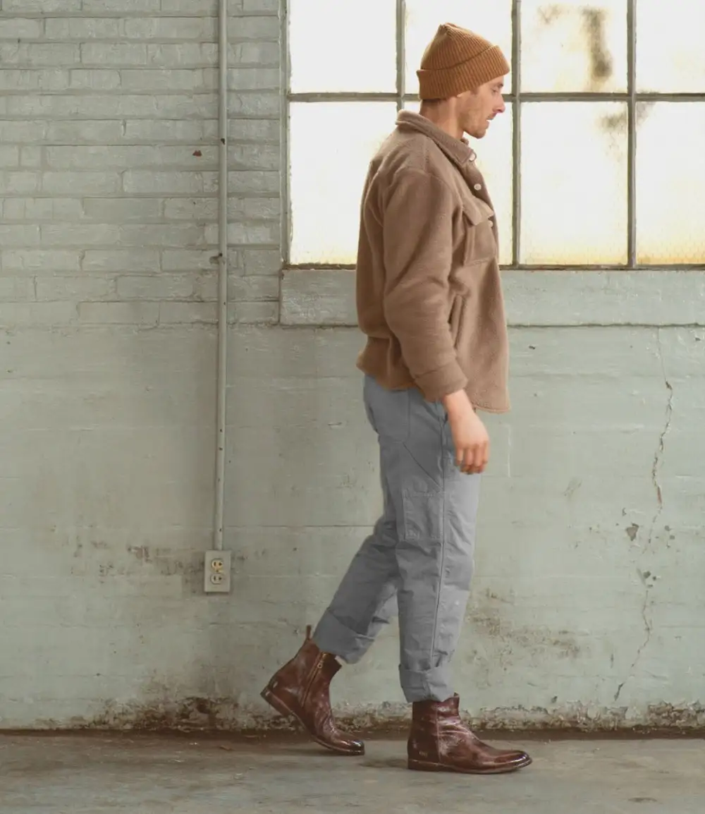 Low-Top Leather Heritage Ankle Boots