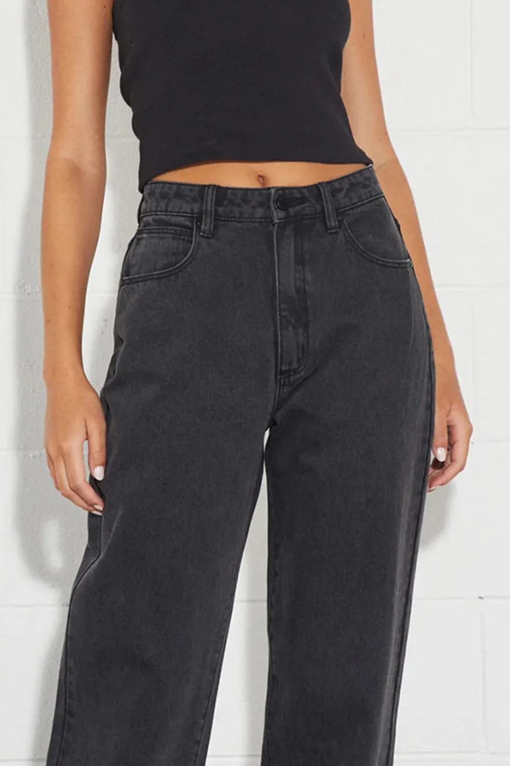 Super High Waisted Loose Jeans