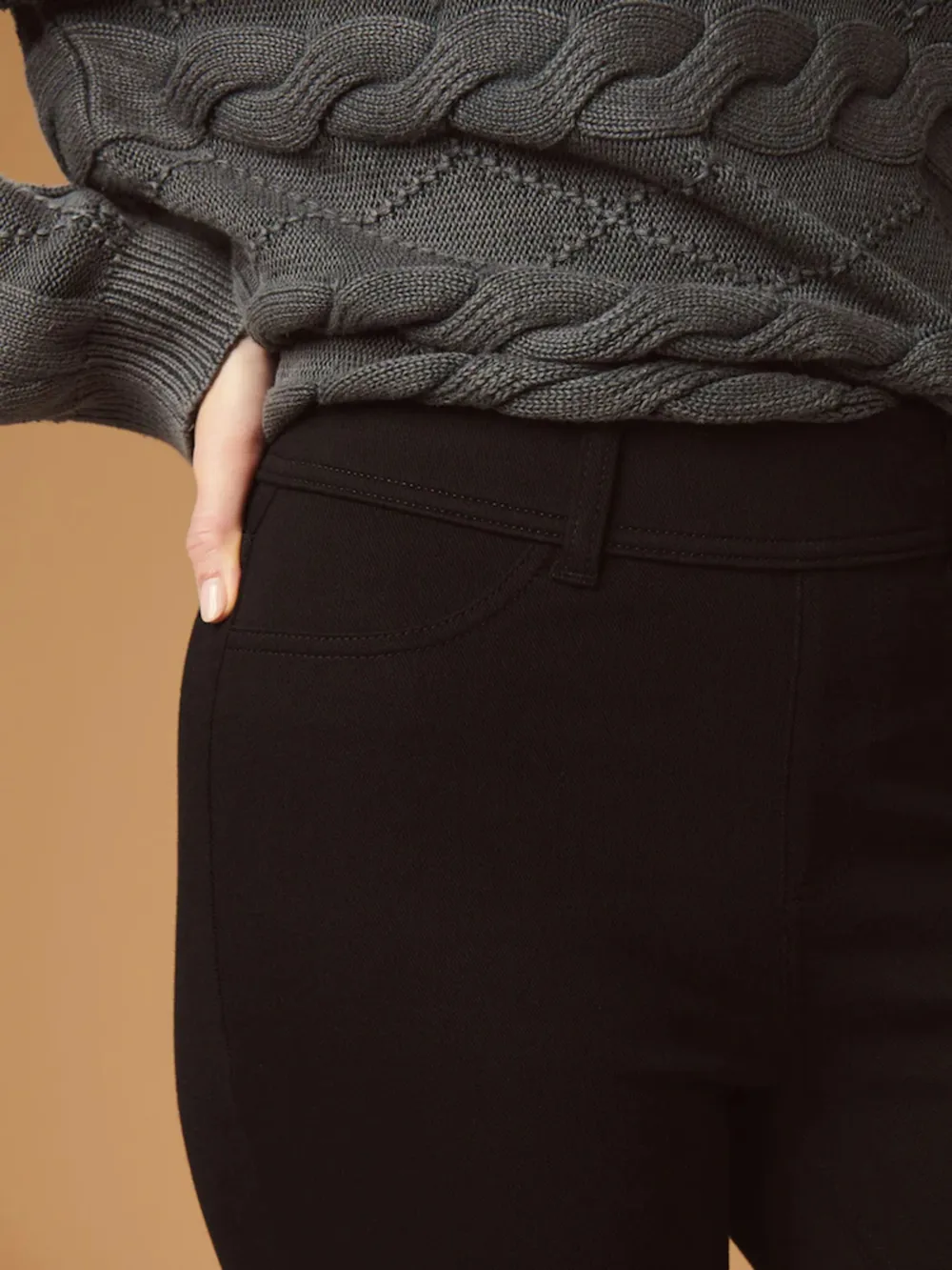 Denim Fitted Stylish Leggings