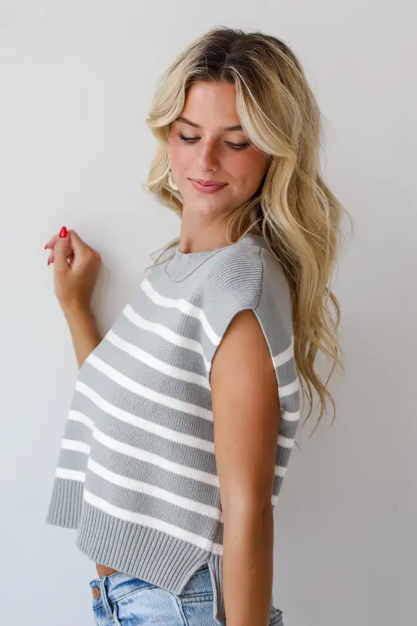 Cozy Classic Striped Sweater Top