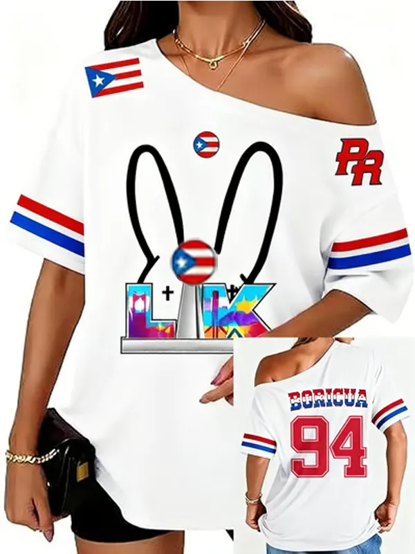 Women's Puerto Rico Print Shirt